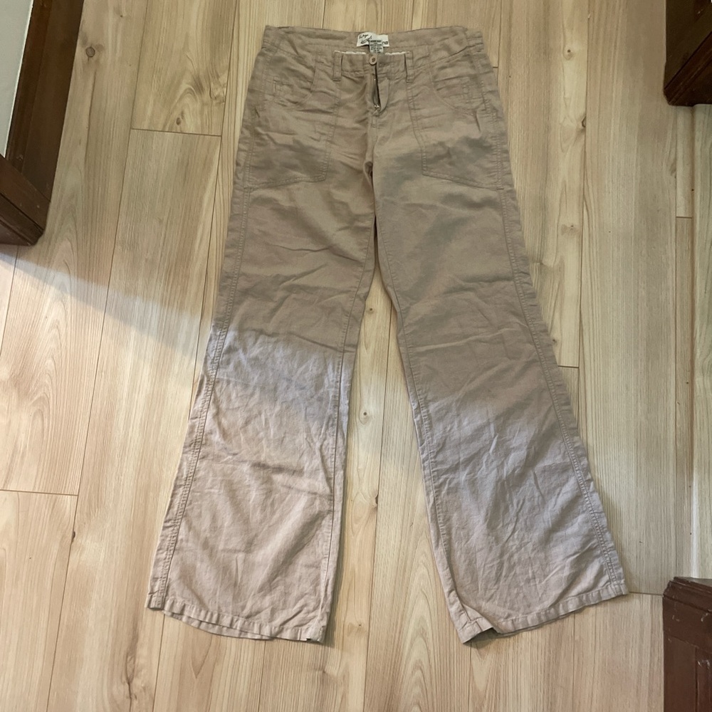 Vintage Tan Wide Leg Pants